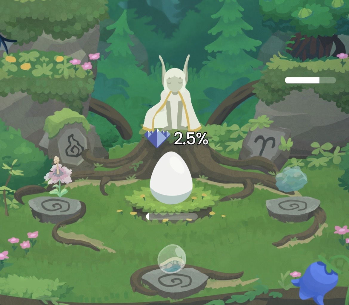 希少個体が生まれるかもしれない卵